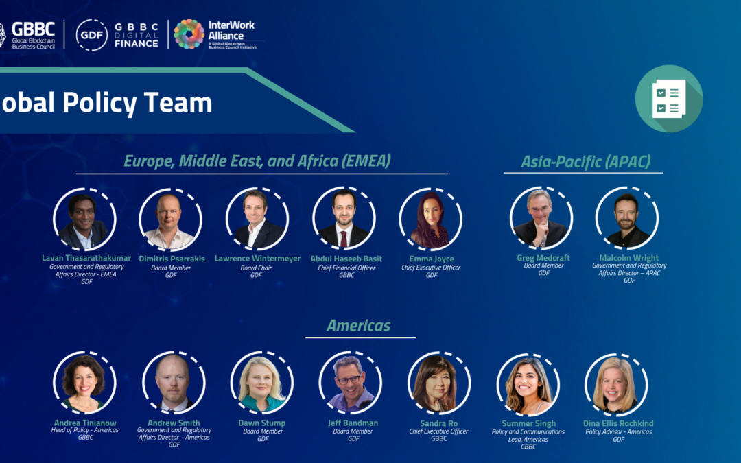 GBBC and GDF Announce Global Policy Team
